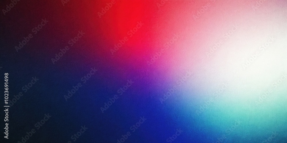 Aufkleber abstract gradient design featuring smooth blend of rich red and deep blue tones with hints of light 