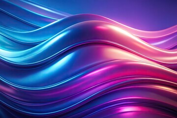 Abstract colorful wavy surface
