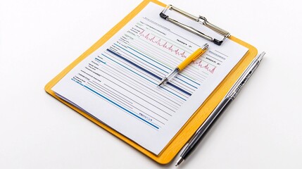 Medical Clipboard with Patient Charts