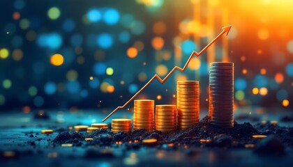 Business growing background