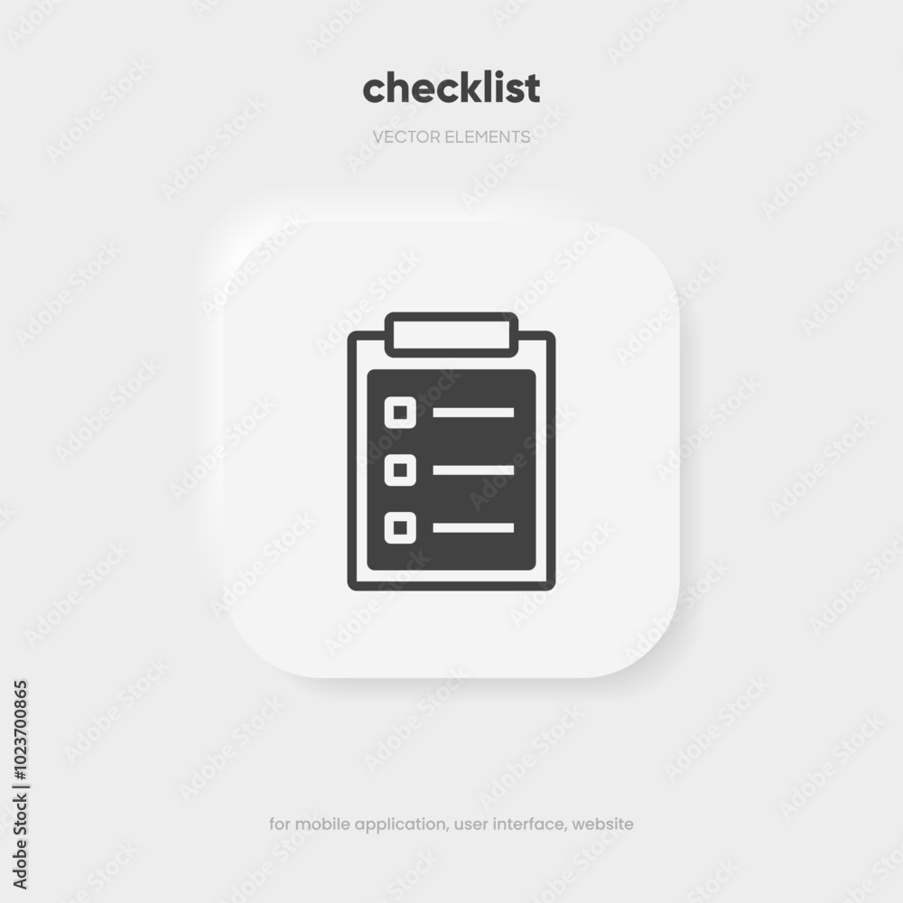 Poster tasks clipboard icon. task done sign. approved document icon. project completed. check mark sign. wo