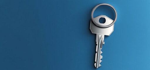 Antique Silver Key