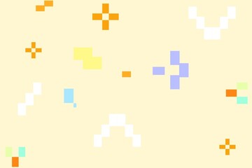 Pixel art game pattern design
