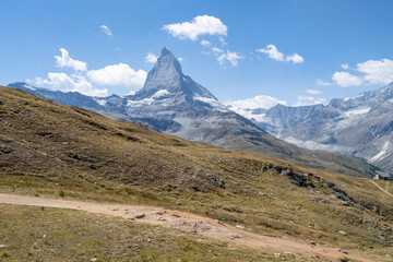 Matterhorn mountain peak near Zermatt, Swiss Alps, Switzerland