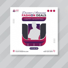 Top Fashion Modern Sale Post for Men's Clothing Deals