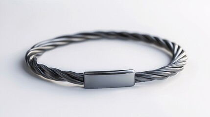 Fototapeta premium Hospital ID Bracelet Coiled Softly