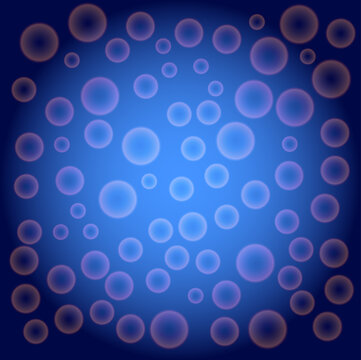 bubble blue dark shine background, sea, water, ocian, cellen