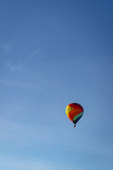 Air Balloon Gliding Over a Calm Sky