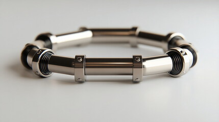Fototapeta premium Timeless Craft with an Intricate Designs in Metallic Jewellery Artistry