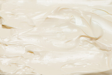 White whipped cream texture.