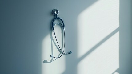 Stethoscope Hanging from a Hook