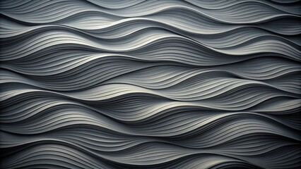 Medium Shot Curvy Waves Dark