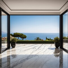 Fototapeta premium room with a view of the sea