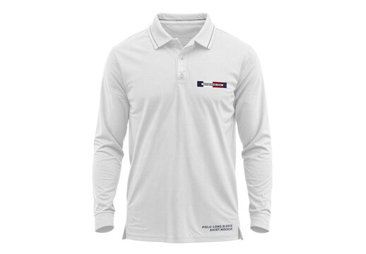Polo Long Sleeve Shirt Mockup