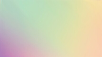 Obraz premium A pastel gradient background blending soft purple, light green, and peach