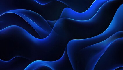 Obraz premium Blue background with lines, gradient for business presentation or corporate identity Abstract dark blue color wallpaper Generative AI
