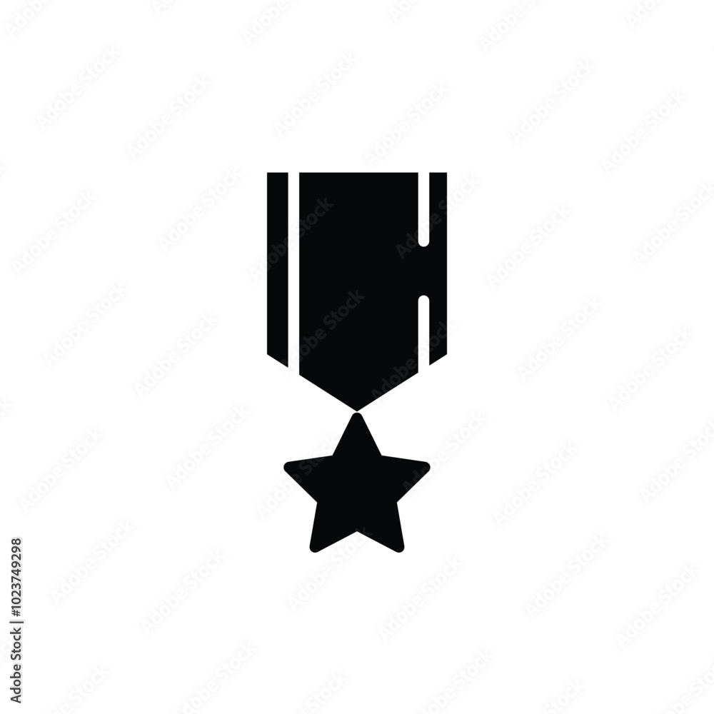 Poster medallion solid icon vector design good for web or mobile app