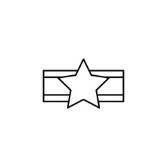 star ribbon icon vector design good for web or mobile app