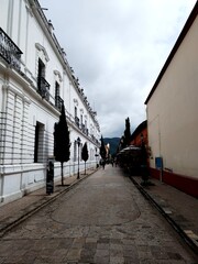 San Cristobal de las Casas Chiapas mexico, panoramica y calles de San Cristobal de las Casas en Chiapas Mexico, catedral principal, plaza y calles coloniales 