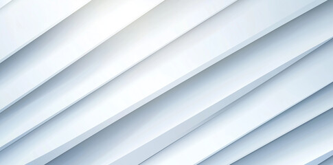 Obraz premium Textured white canvas featuring diagonal, parallel pleats creating a sophisticated and artistic design, ideal for backgrounds and creative projects