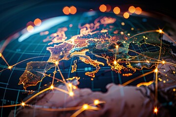 The Interconnected World of Finance and Telecommunication in Europe.