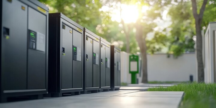 Innovative battery packs enable sustainable home energy storage.