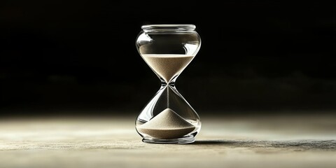 Embracing deadlines with the hopeful perspective offered by the hourglass symbol.