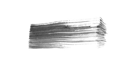 A grunge brush template. A brush stroke. Background, abstraction, black, white, shape.