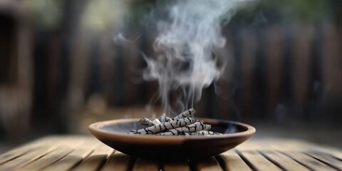 Explore natural remedies for mosquito control with smoke.