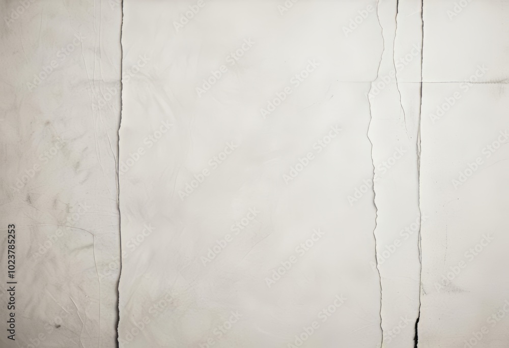 Poster textured background with torn edges and vertical creases for creative design projects