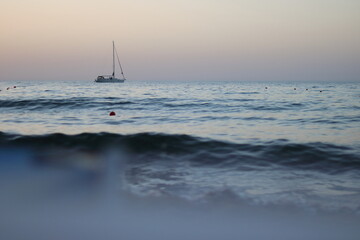 Tranquil Sailboat at Dawn