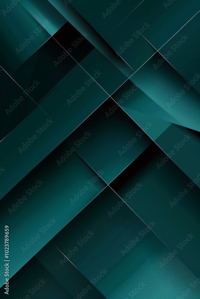 Poster abstract geometric background with overlapping green shapes and subtle gradients