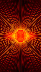Fototapeta premium abstract sun burst phone wallpaper