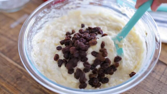 Mixing with Raisins