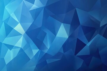 Obraz premium Abstract blue vector background, geometric wallpaper for certificates and presentations