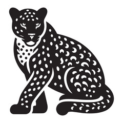 Obraz premium leopard vector illustration