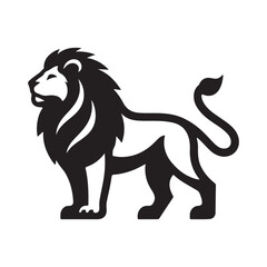Obraz premium Stylish lion icon.