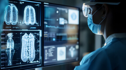 Modern hospitals are using digital technology to help patients. This includes online health checks and connected networks that provide medical information. The goal is to improve healthcare worldwide.