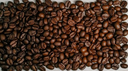 Obraz premium macro photo of roasted coffee beans background