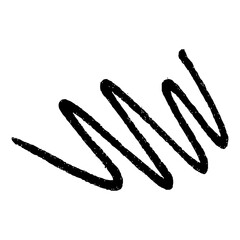 Black scribble icon
