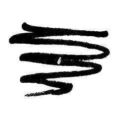 Black scribble icon
