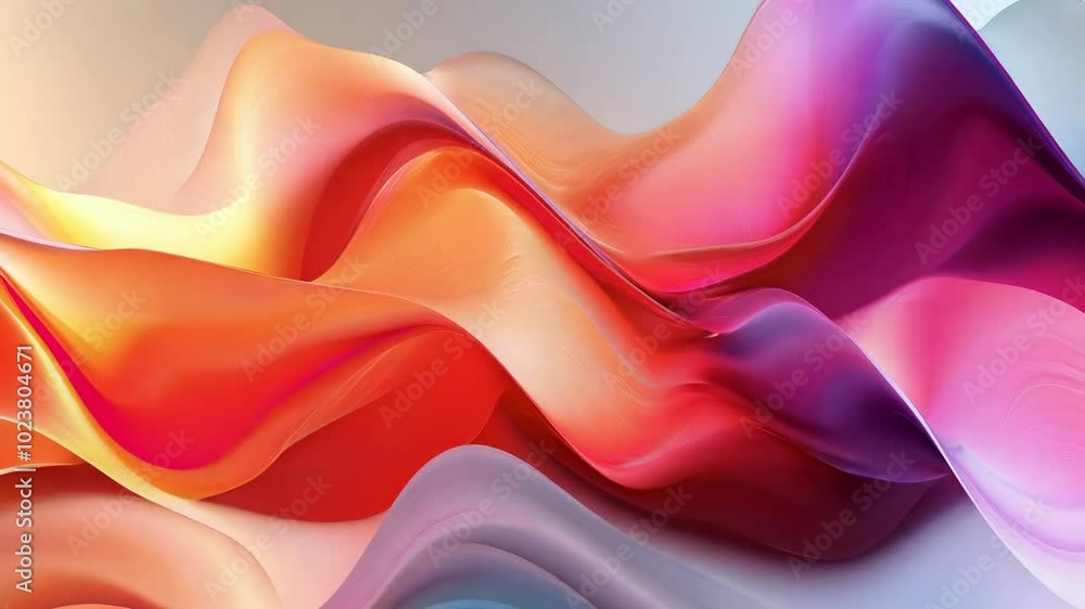 Poster a colorful wave of paint is splashed across the screen. the colors are bright and vibrant, creating 