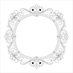 Obraz premium Ornate frames. Frame with an ornament