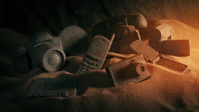 Old Tech Revealed In Dusty Cave
