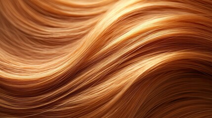 Women's hair close-up. Hair looks styled and well-groomed. Colouring hair in natural shades. Hairdressing procedures, extensions. Design for cover, brochure, advertising, marketing or presentation.