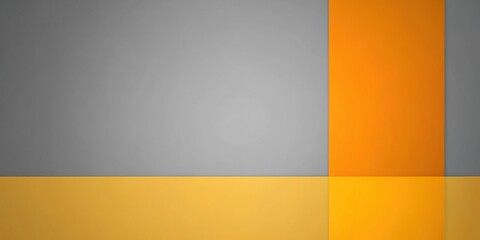 Minimalist isolated gray background with yellow and orange tones