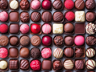 round chocolates