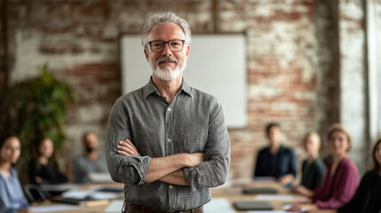 People working in a hip, lush, and trendy office environment with a vibe of professionalism and experience