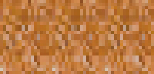 Abstract background with blurry brown pixel color censorship element. Appropriate for digital design projects