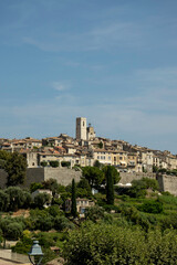 A view of the medieval village of Saint Paul de Vence in the south of France